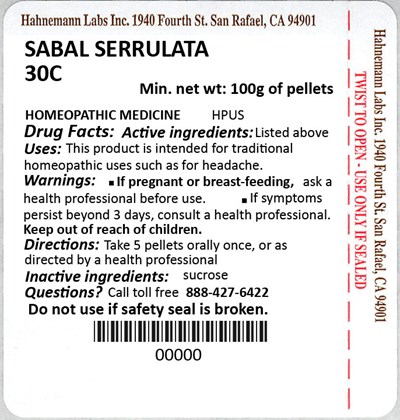 Sabal Serrulata 30C 100g.jpg Sabal Serrulata 30C 100g - Sabal Serrulata 30C 100g